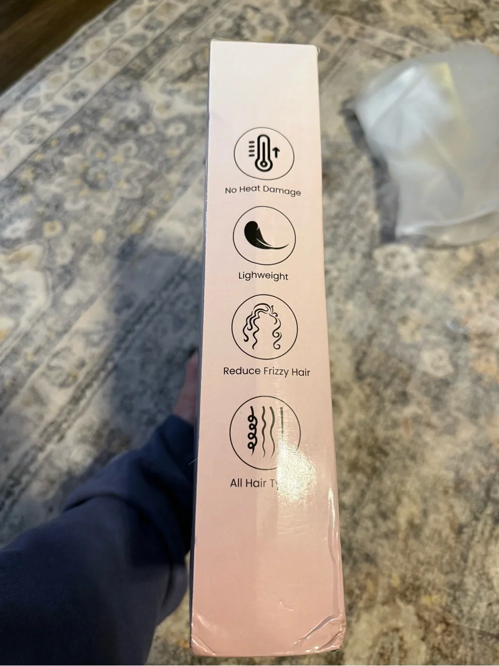 Lora Hair 5-in-1 Multistyler Pro Hair Tool - Pink/Silver